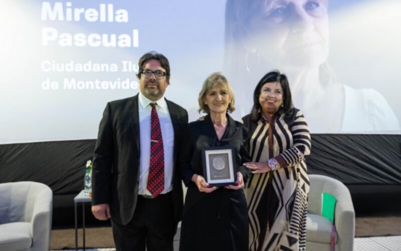 Mirella Pascual fue declarada Ciudadana Ilustre de Montevideo por su trayectoria artística