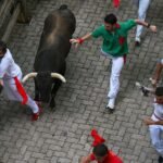 Quinto encierro de San Fermín | Los peligrosos toros de Jandilla protagonizan un quinto encierro limpio y rápido