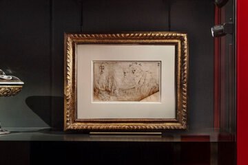 Salen a la luz un dibujo y un manuscrito de Rubens en una hoja de cuaderno de 1607