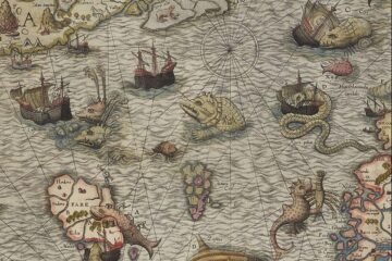 De serpientes de mar a sirenas y ballenas gigantes: la ciencia oculta en los monstruos marinos de los mapas